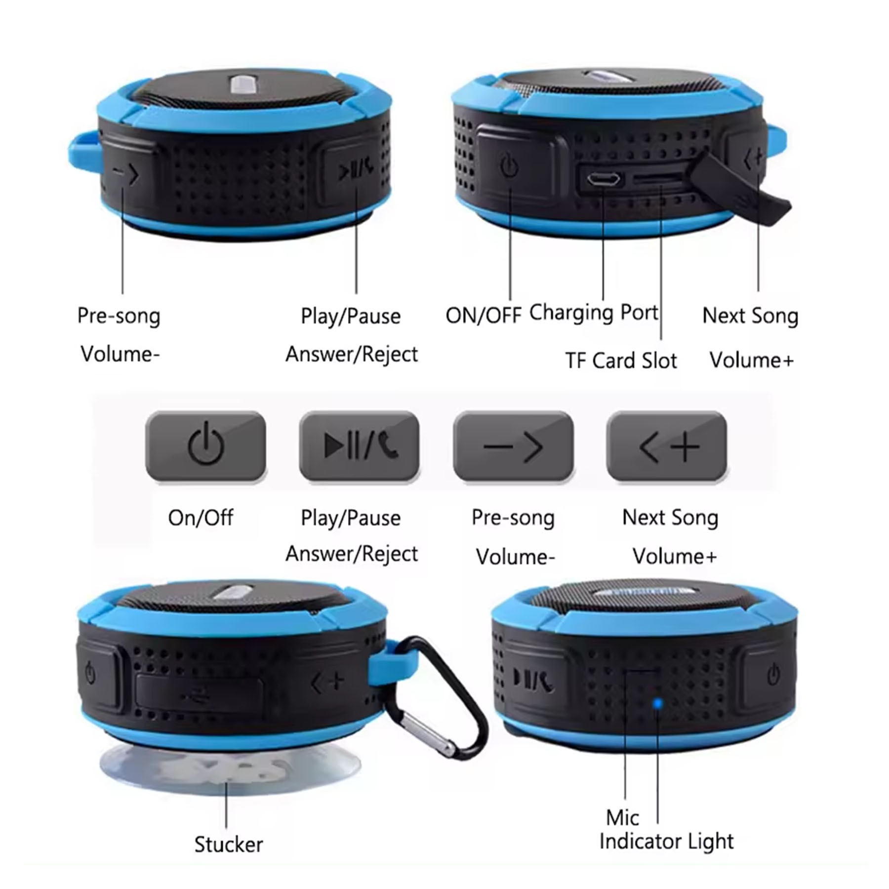 C6 Portable Bluetooth Speaker 2