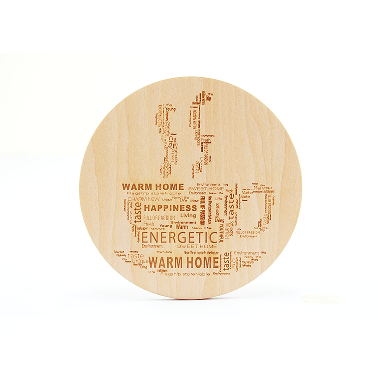 Round Wooden Coaster 5