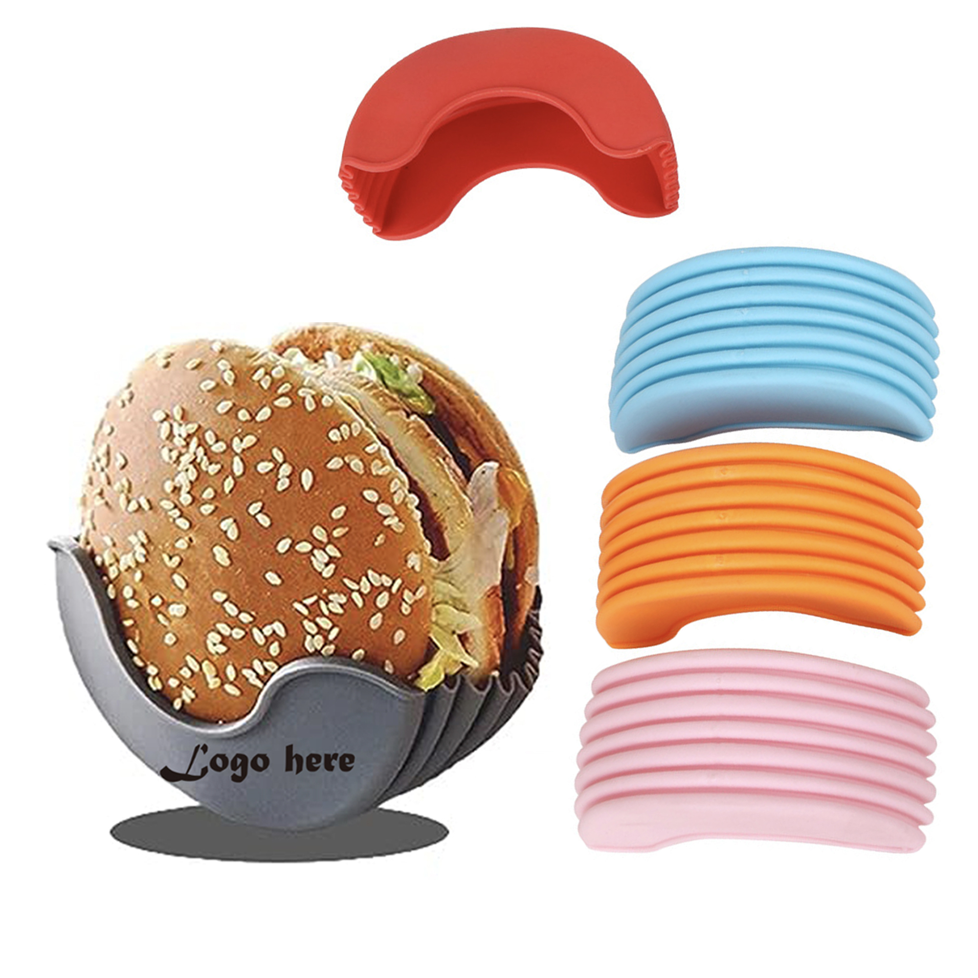 Retractable Silicone Burger Holder 1