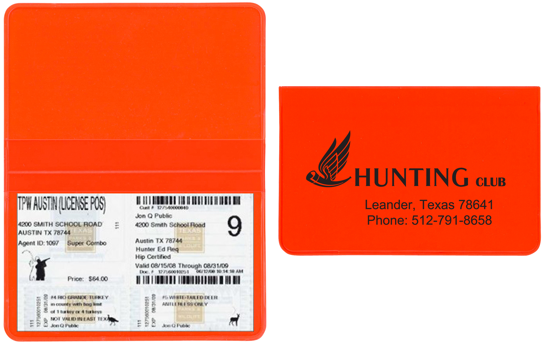 Hot Vinyl Color Foldover Card Case 4