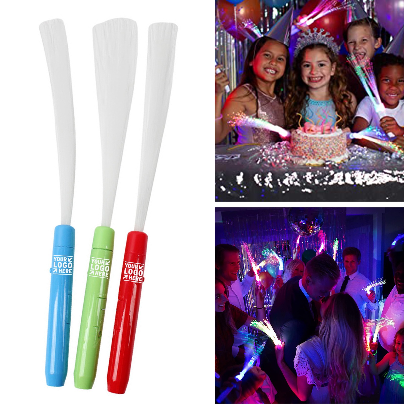 Led Flash Fiber Optic Glow Stick 2