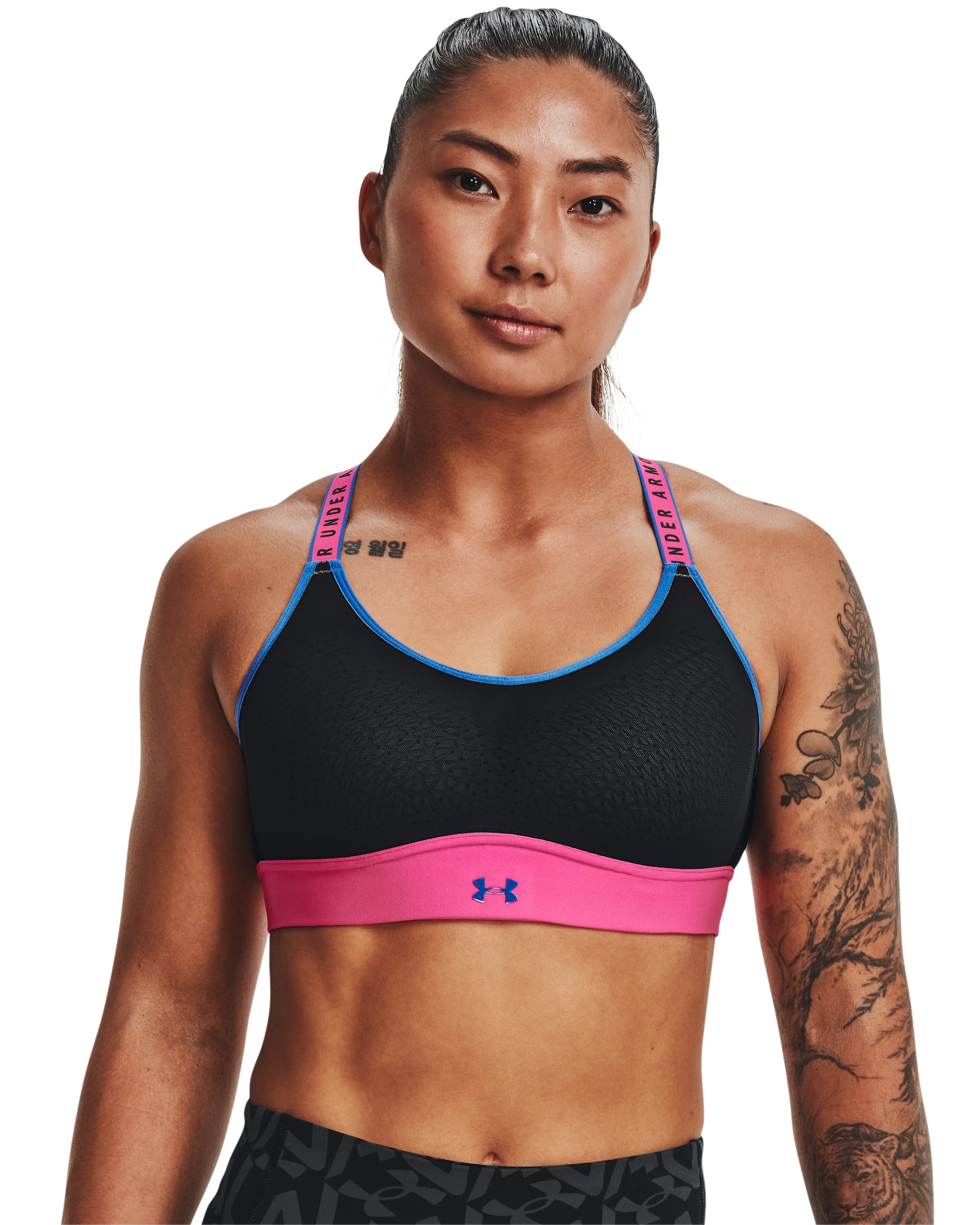 UA Infinity Mid Blocked Women's Sports Bra 10