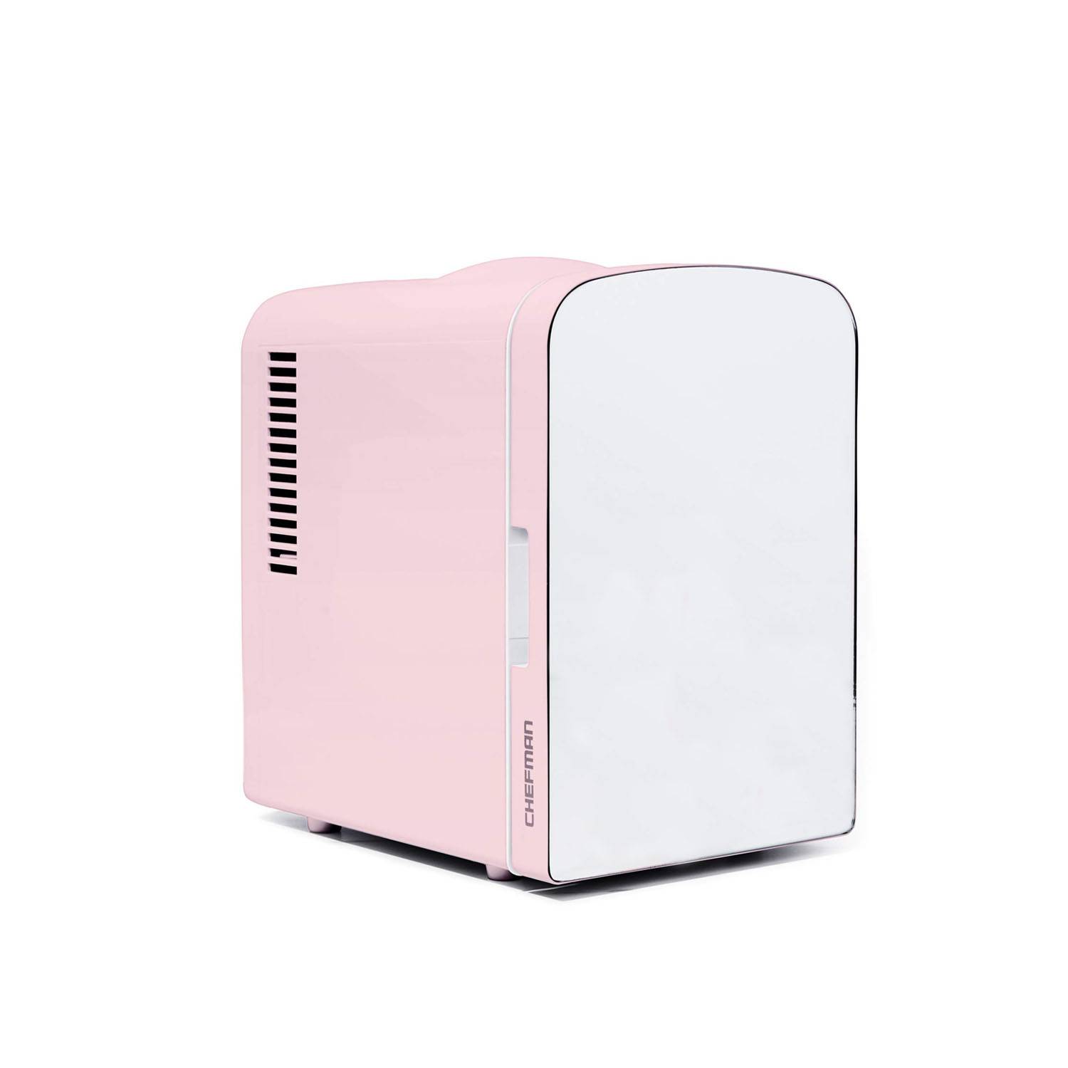 4L Portable Mini Mirrored Multi-Function Fridge 4
