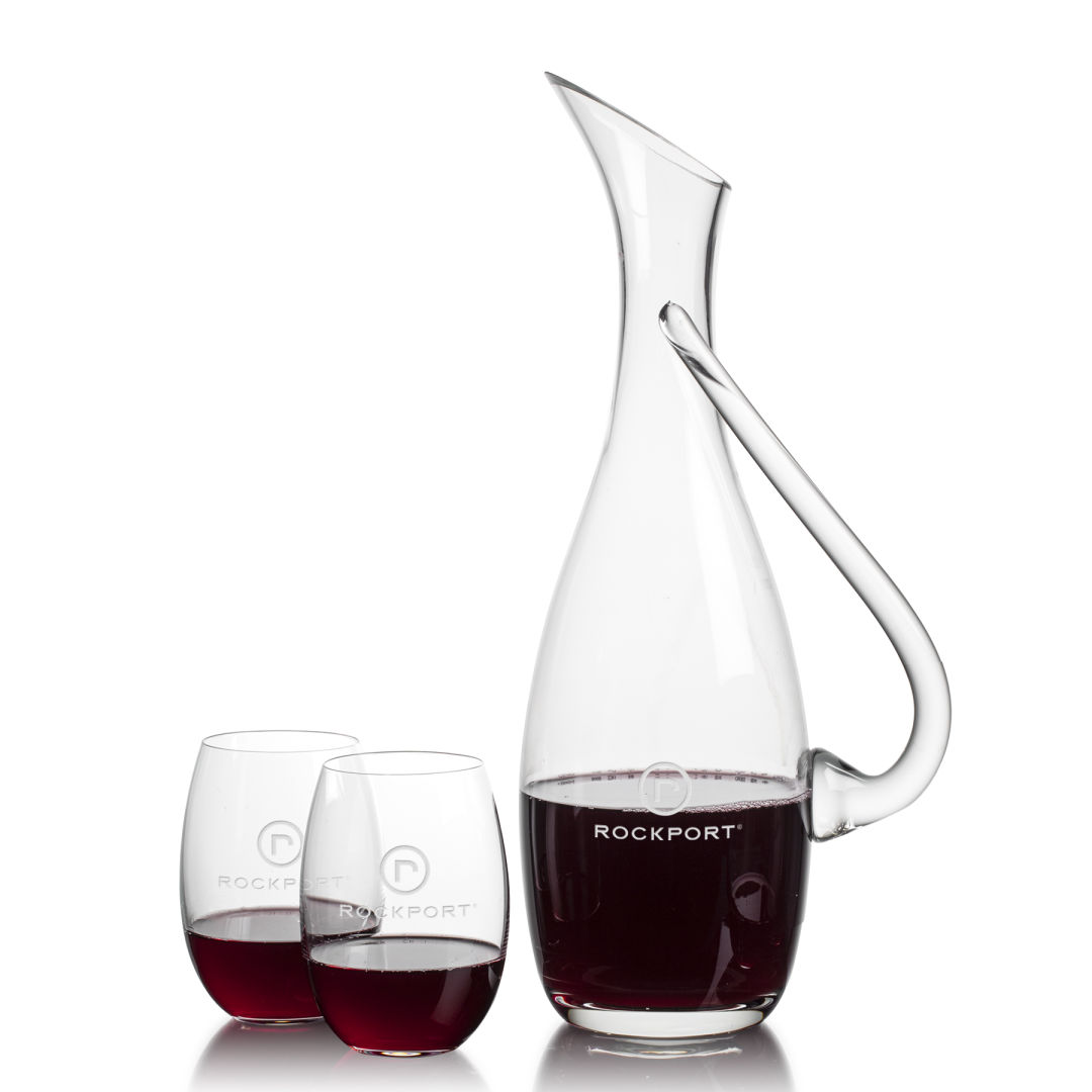 Uxbridge Carafe & Carlita Stemless Wine