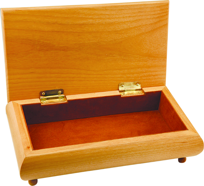 10 1/2" x 6 " Red Alder Gift Box 1