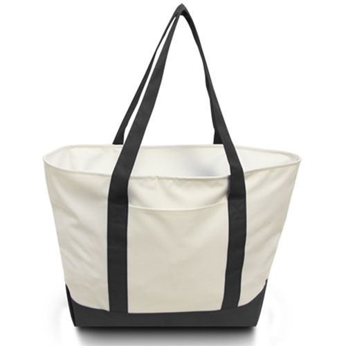 600D Bay View Giant Zipper Boat Tote 18