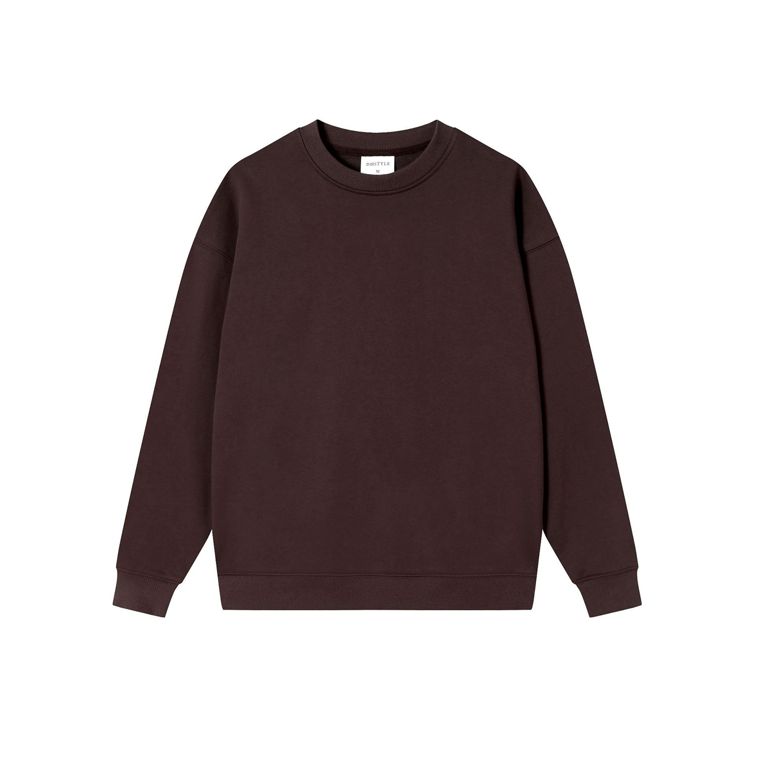 Unisex Cotton Crewneck Pullover Long Sleeve Sweatshirt 4