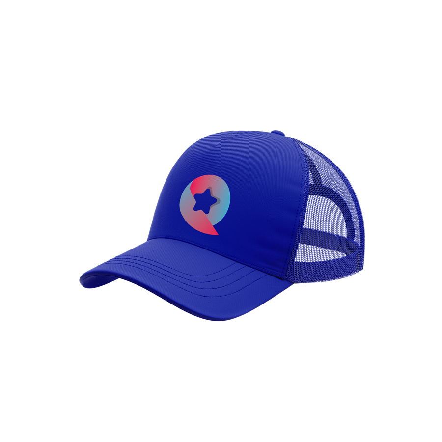 Premium Hyper Cool 5 Panel Trucker Cap - Mesh Back