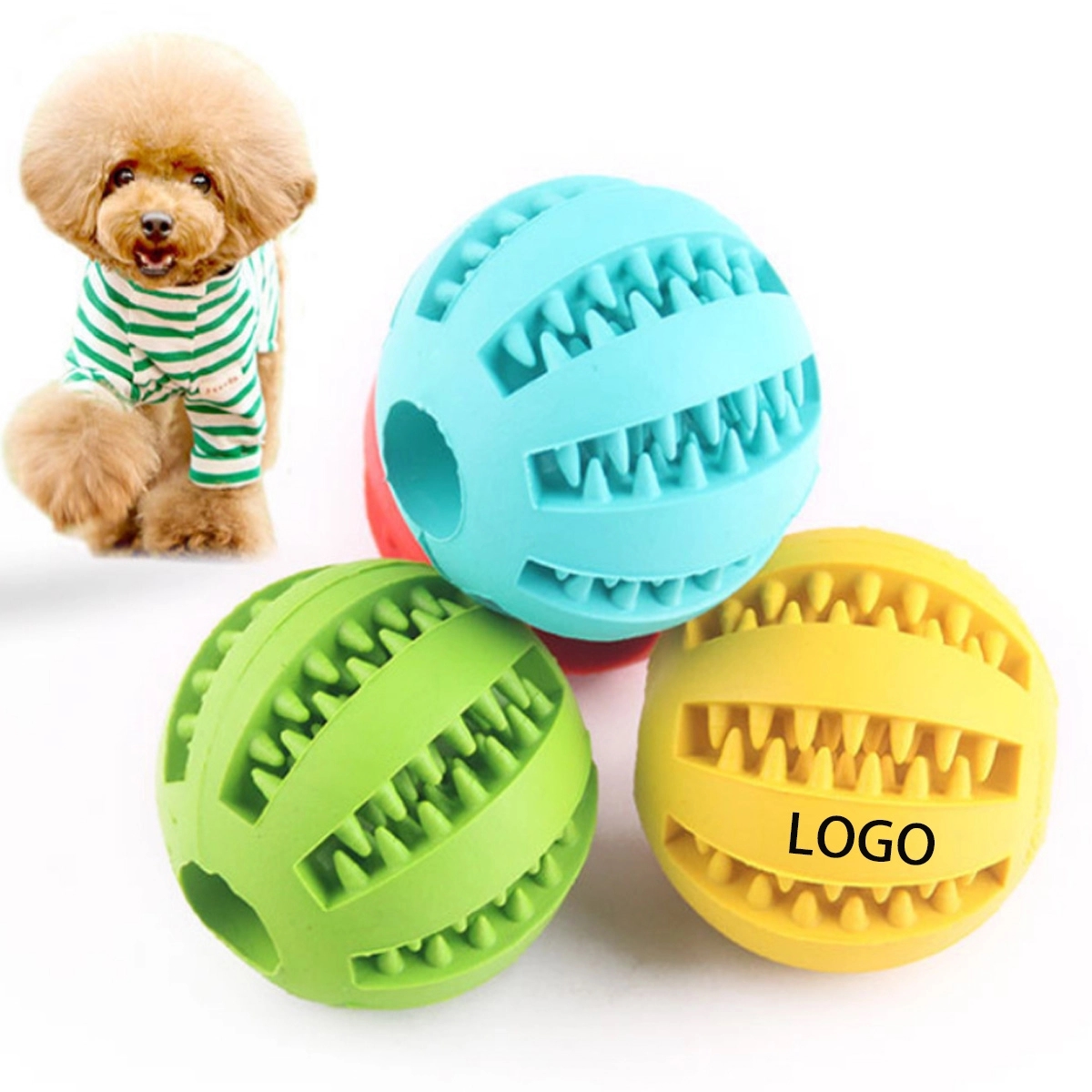 Dog Molar Silicone Toy Ball 2