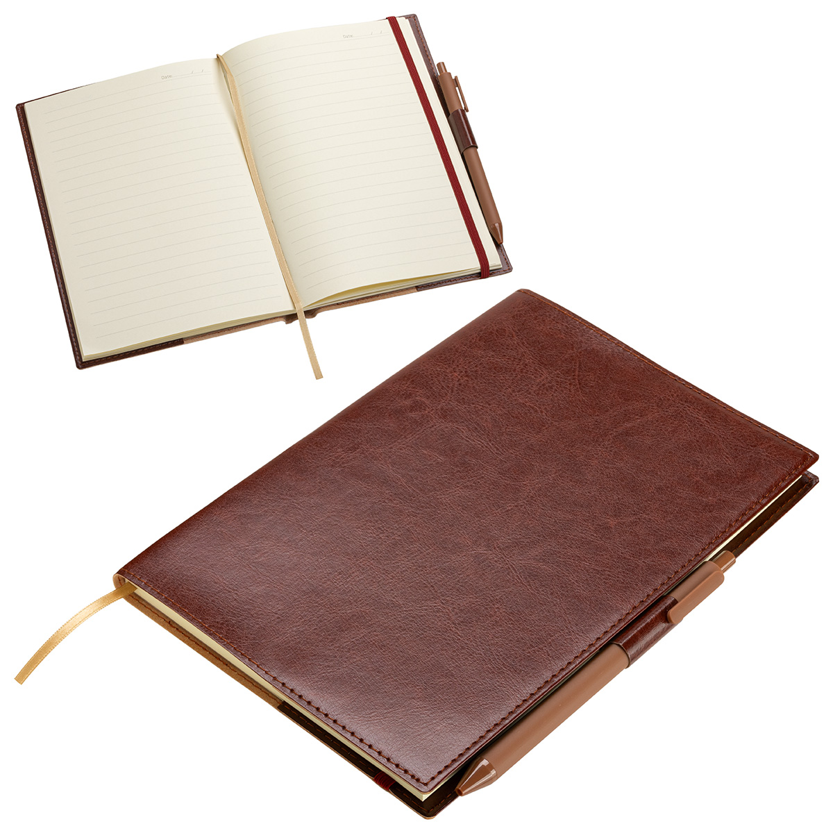 Conclave Refillable Leatherette Journal with Pen 40