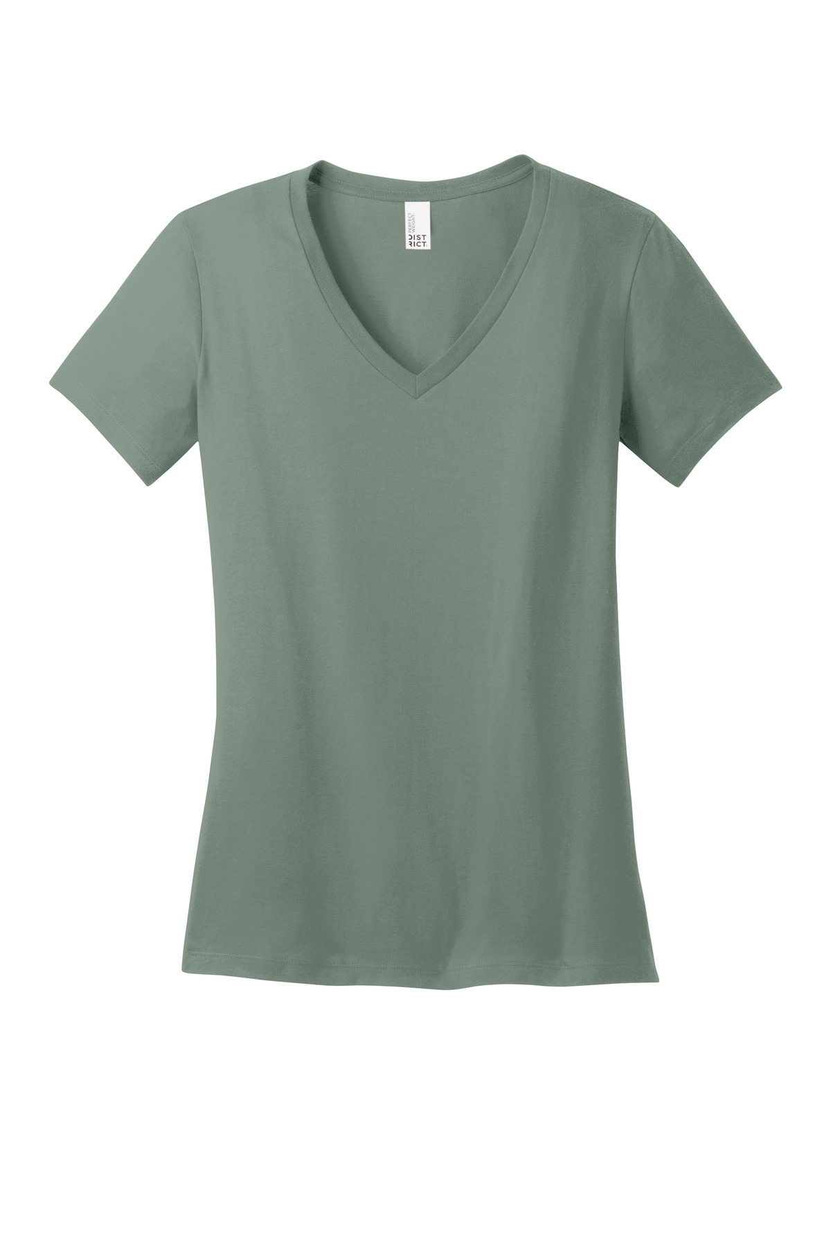 District - Women's Perfect Weight V-Neck Tee. DM1170L 50