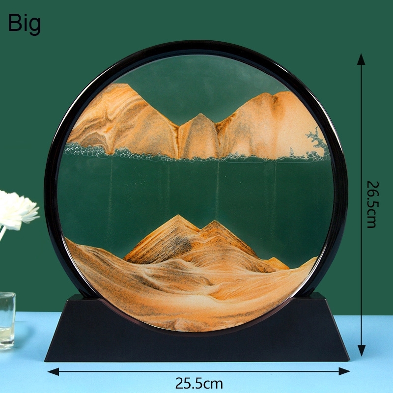 Creative Liquid Qauicksand Painting Art Hourglass 12