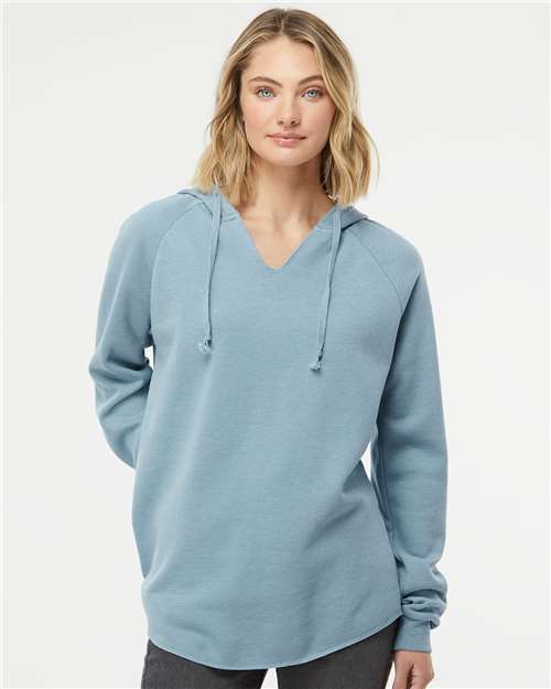 Women's Lightweight California Wave Wash Hooded Sweatshirt - PRM2500 20