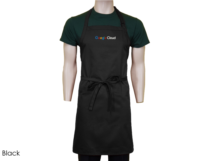 24 in. x 33 in.Spun-Polyester Adjustable Bib Apron (Embroidery Logo/Text) 20