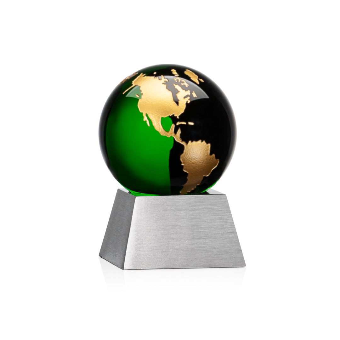Ryegate Globe Award - Green/Gold 10