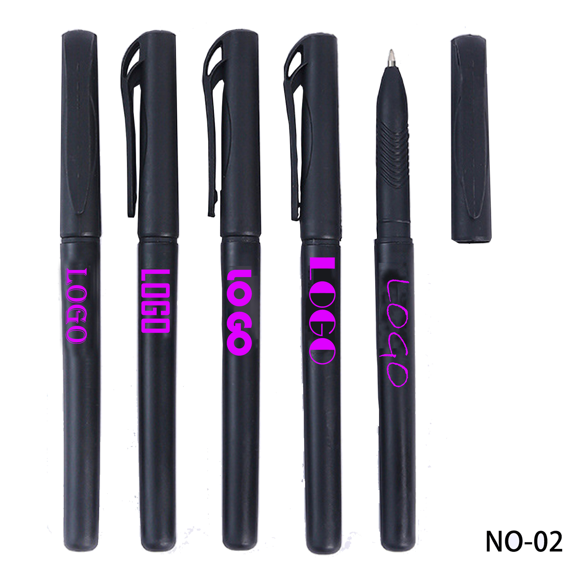Frosted Matte Black Gel Pen 3