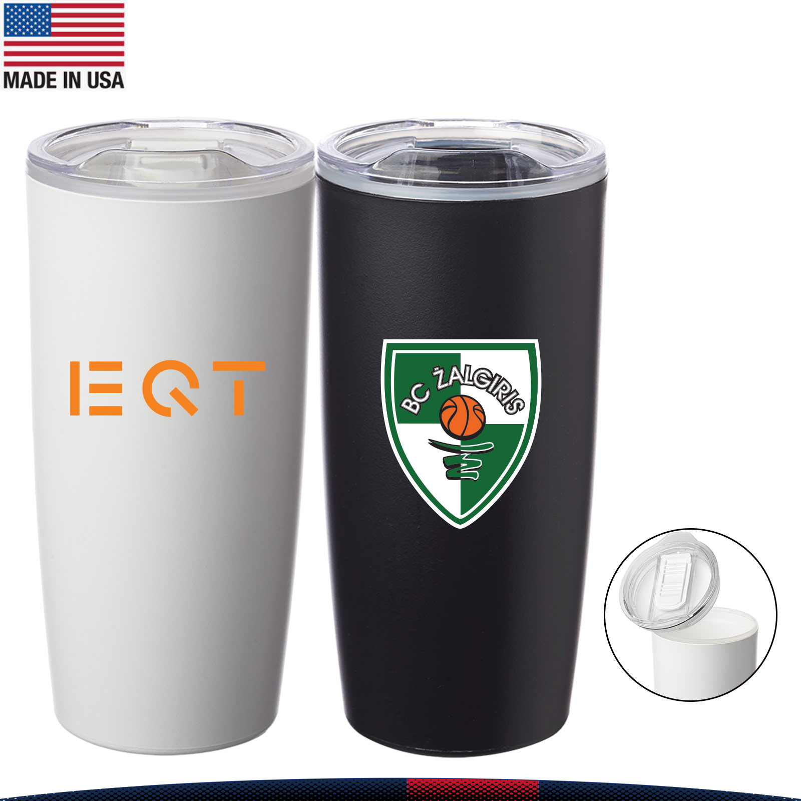 22 oz. Wistle Plastic Double Wall Tumbler 2