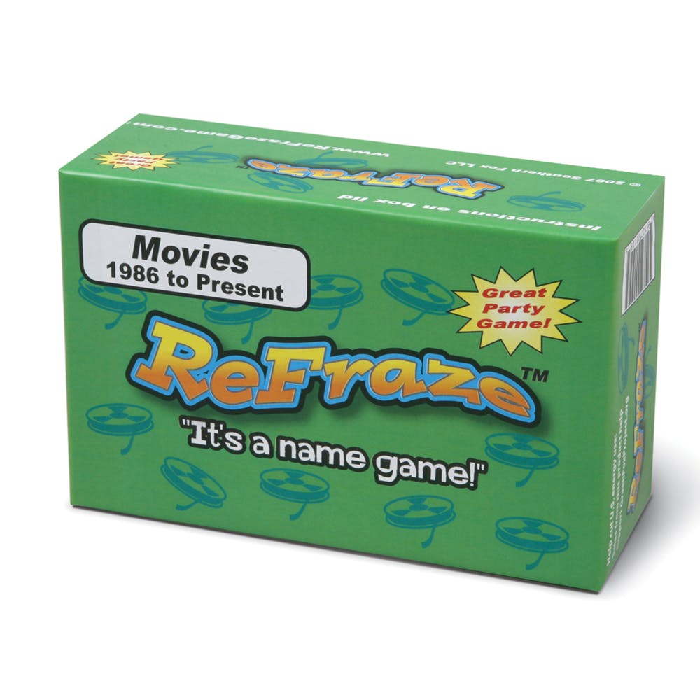 Re-Fraze Movie Edition - 1986-Present 400 Cards 2+ Players 2