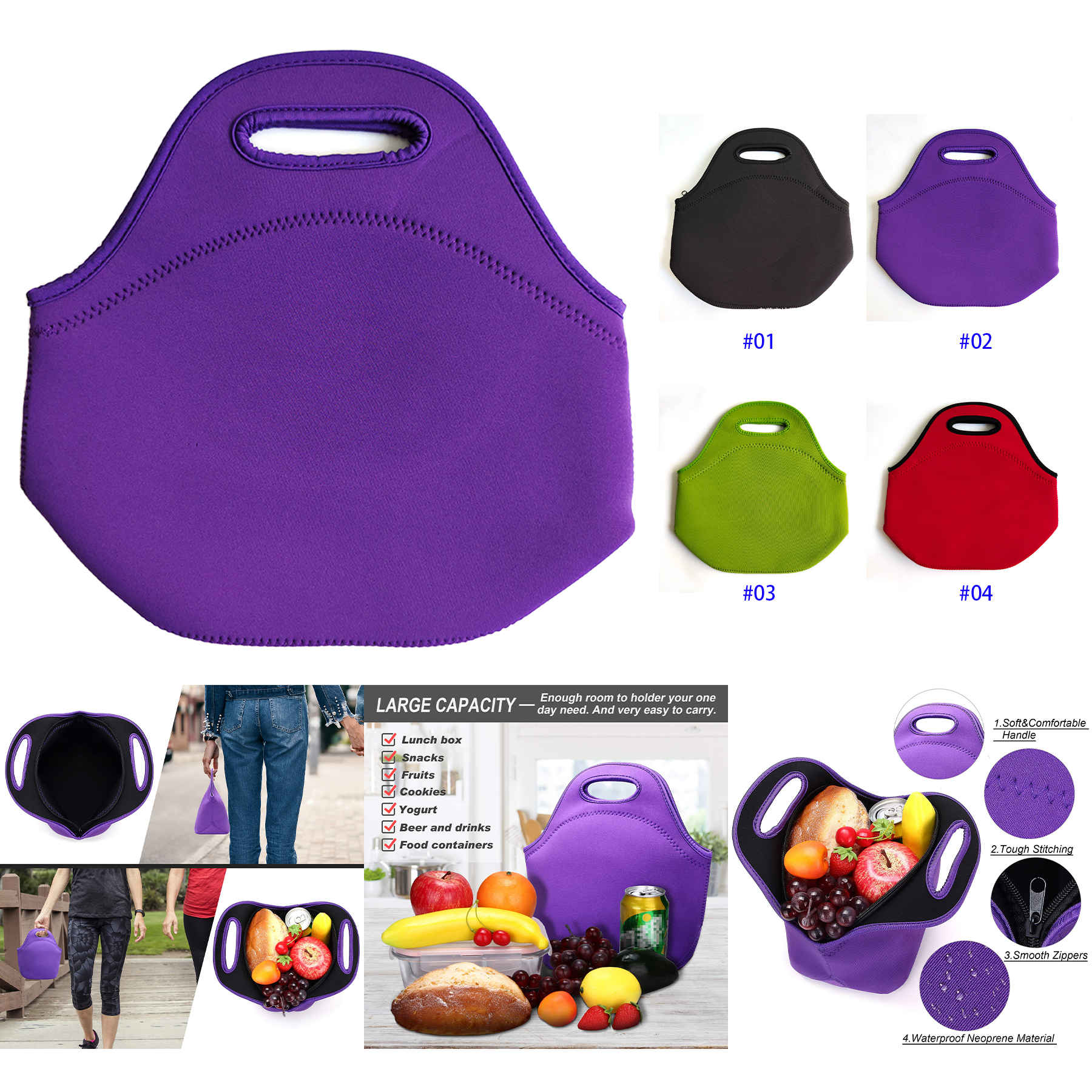 Lunch Bags Insulated Lunch Tote Bags 2