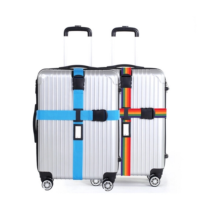 Polyester Luggage Belt/ Travel Strap With Label 2