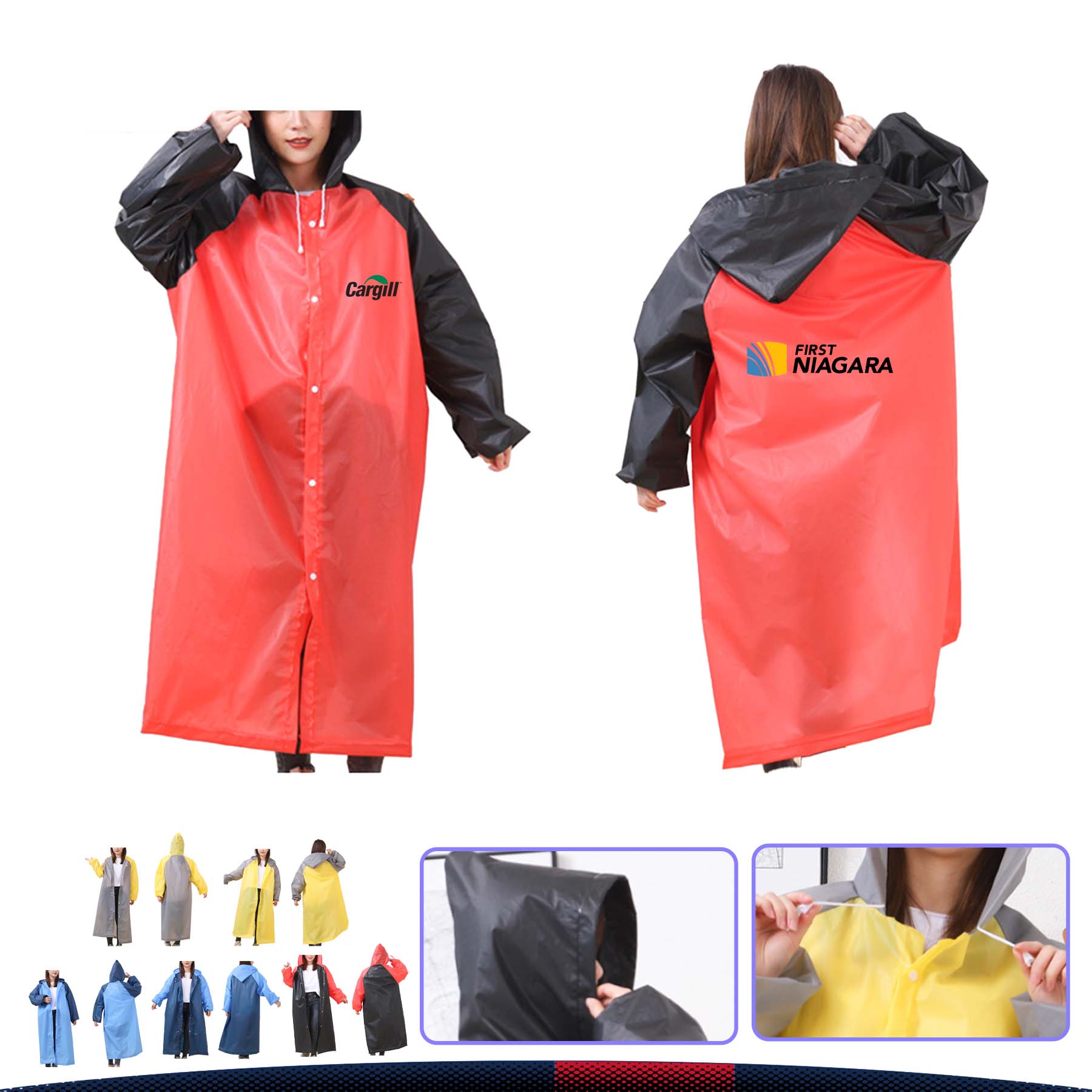 Zurvin Adult Raincoats 4
