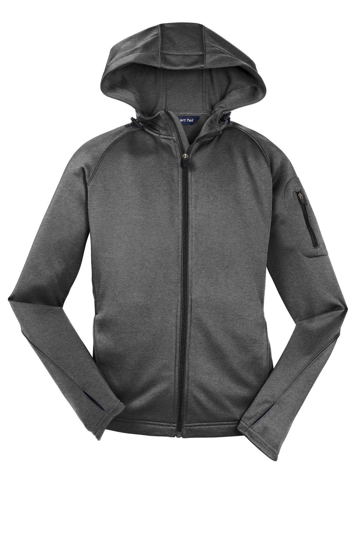 Sport-Tek® Ladies Tech Fleece Full-Zip Hooded Jacket 15