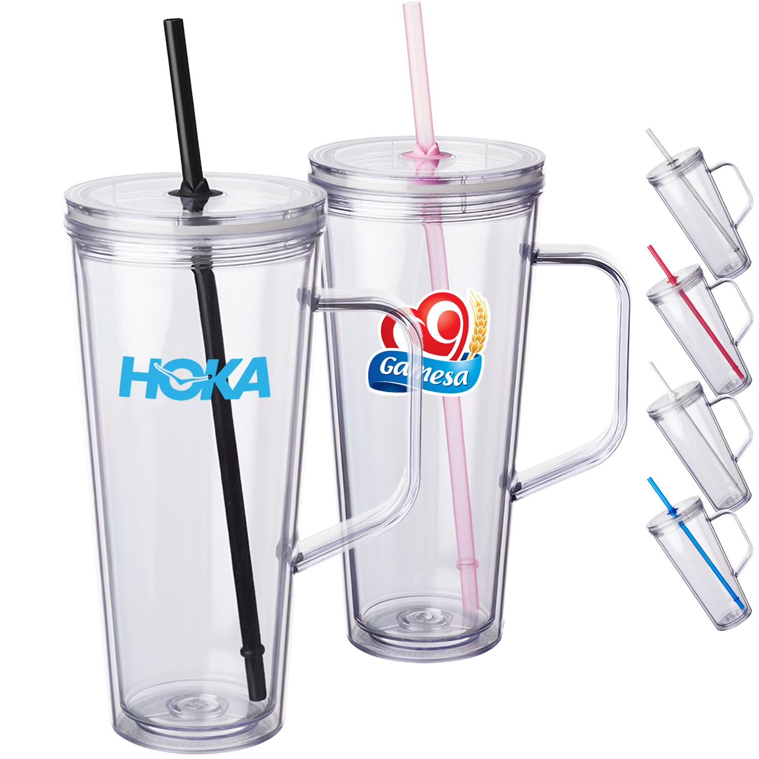 Plastic Tumbler with Handle – 24 oz. 3