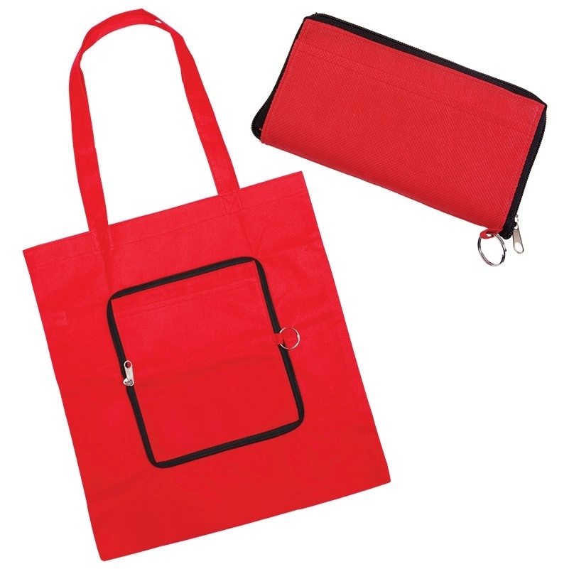 Foldable Zippin' Shopper Tote Bag 4