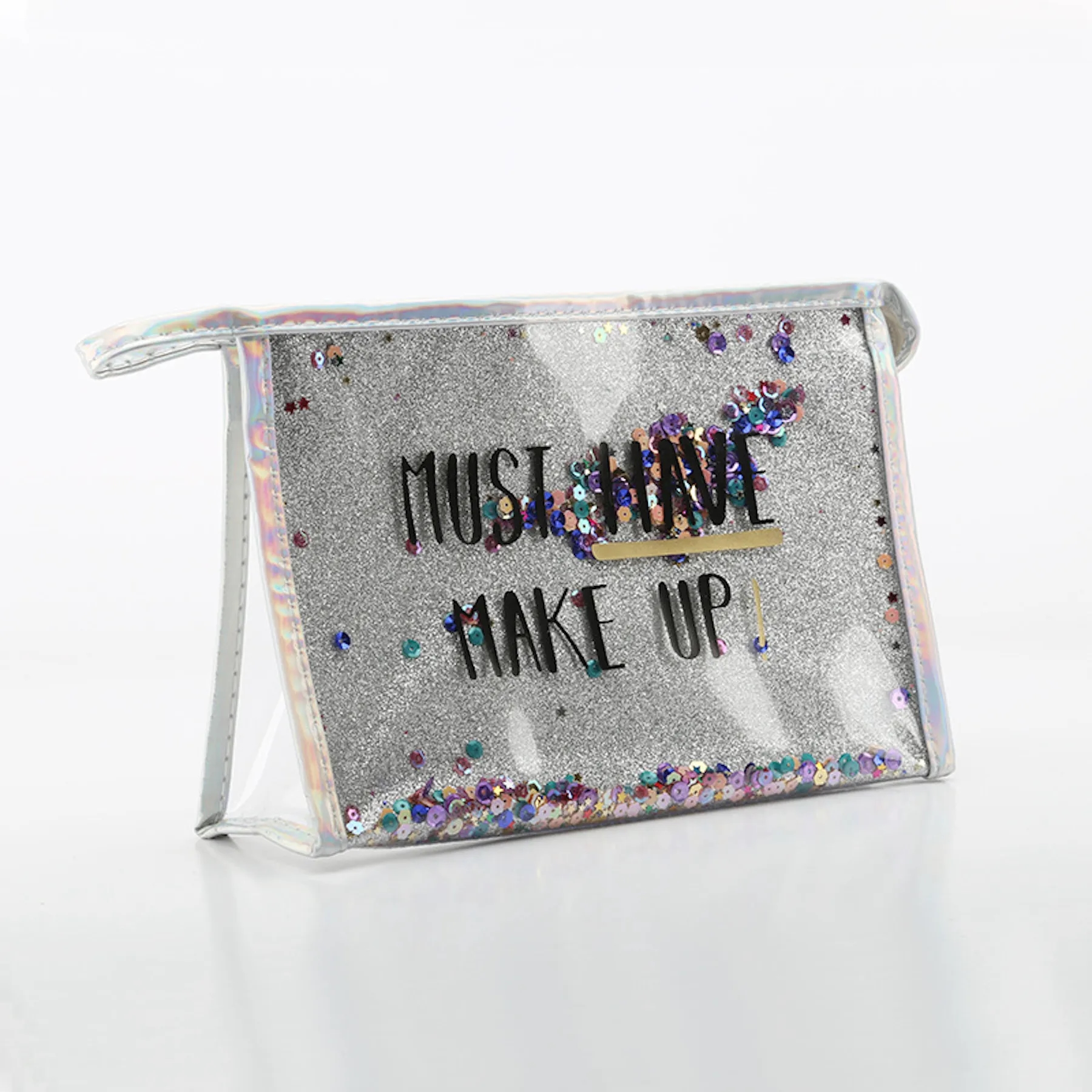 Fashion Creative Sequin Glitter Toiletry Pouch Cosmetic Bag 7