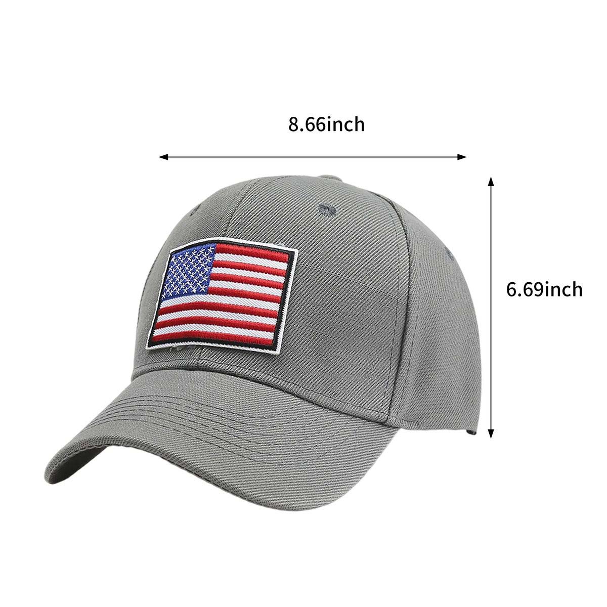 Adjustable American Flag Cap for Outdoor Wear 6