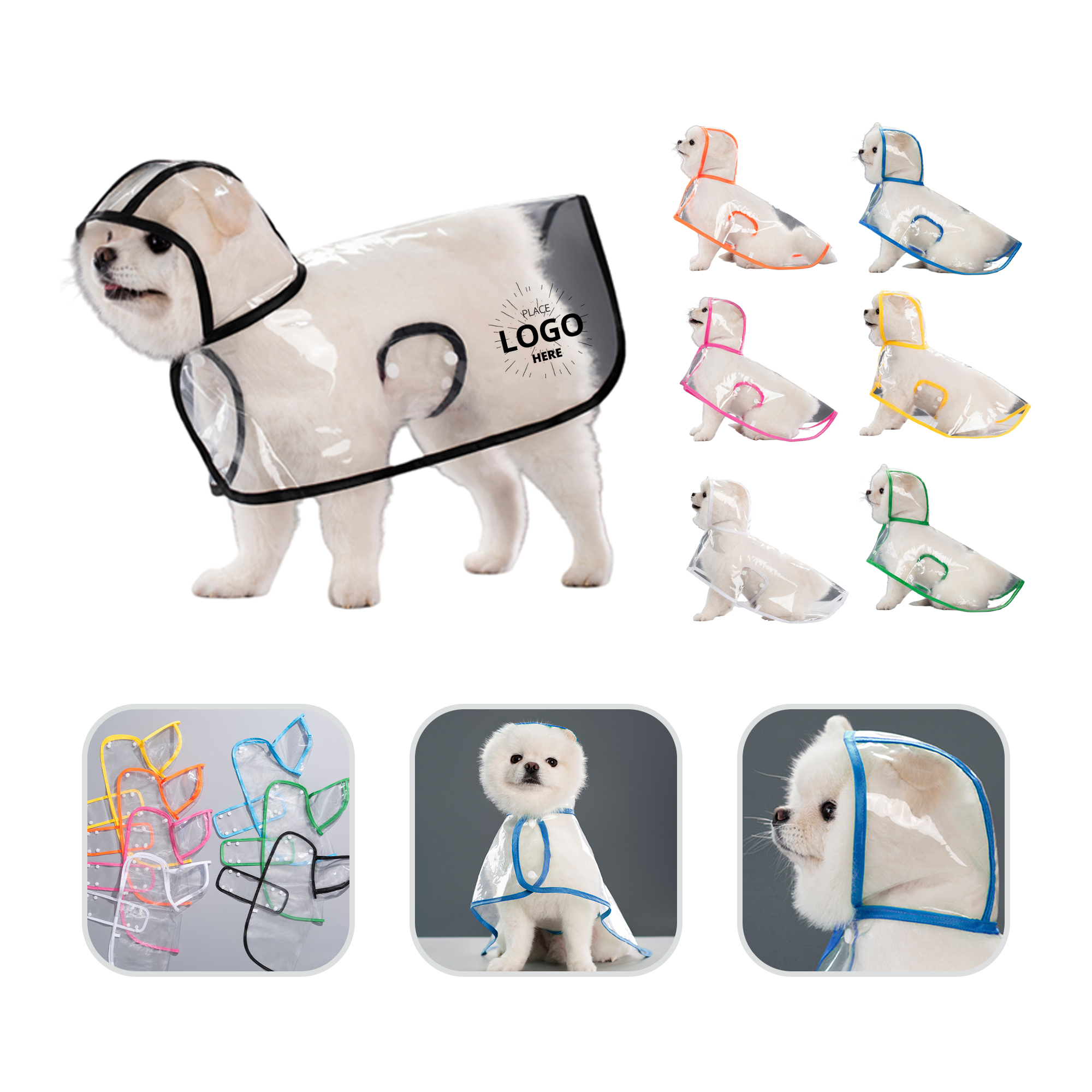 Transparent Pet Raincoat 3