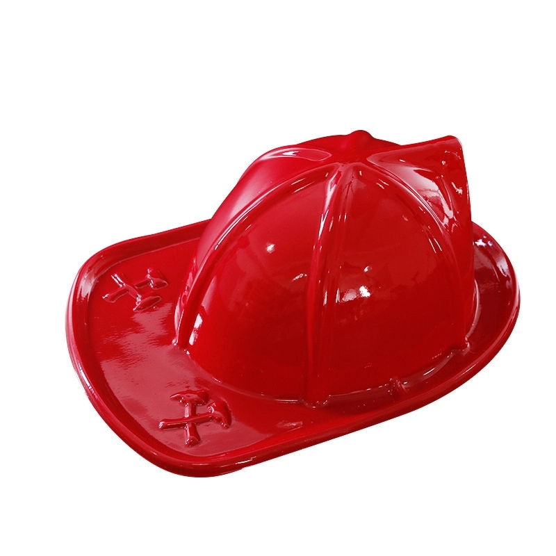 Custom Children Plastic Fire Chief Hat 2