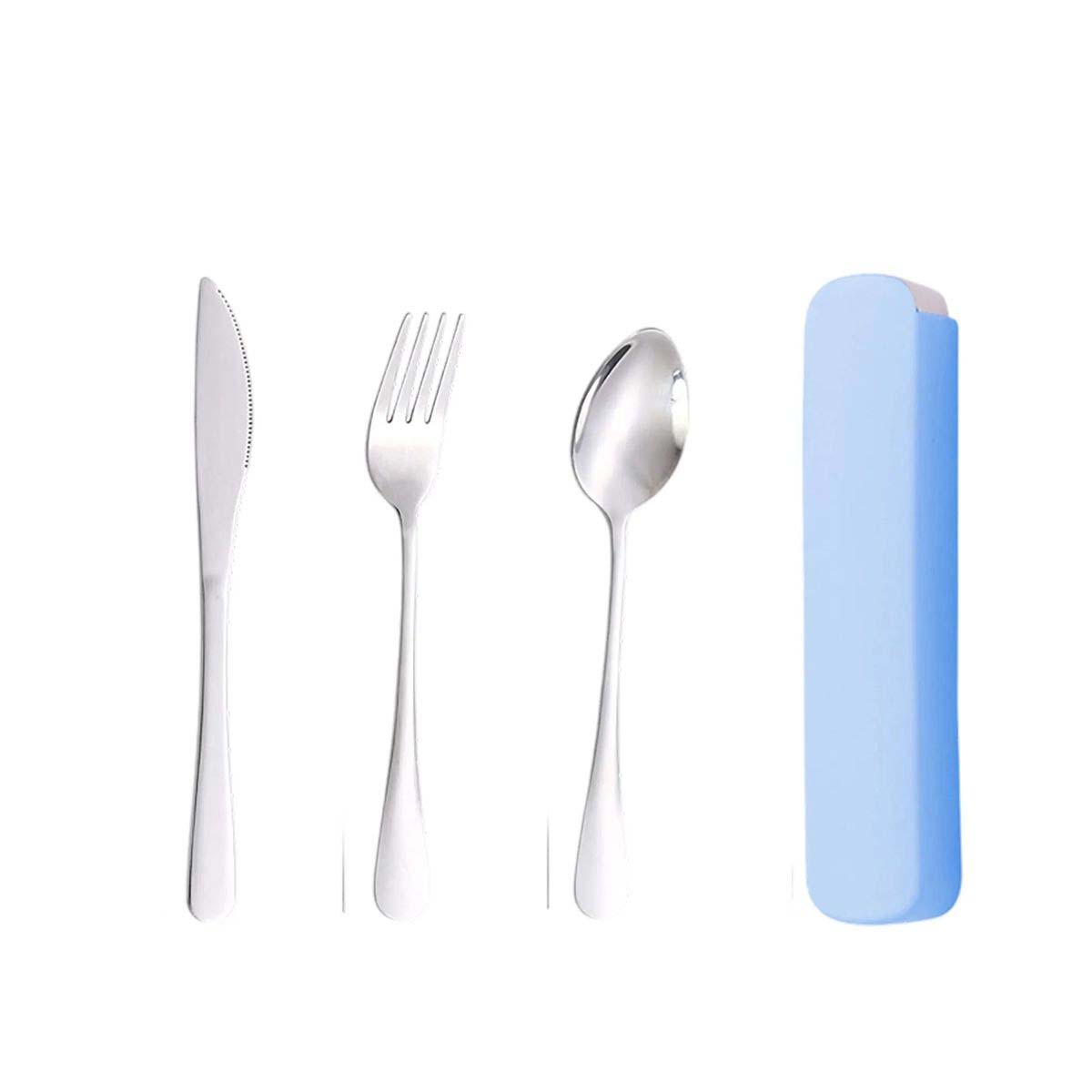 Travel Cutlery Set Stainless Steel Portable 8