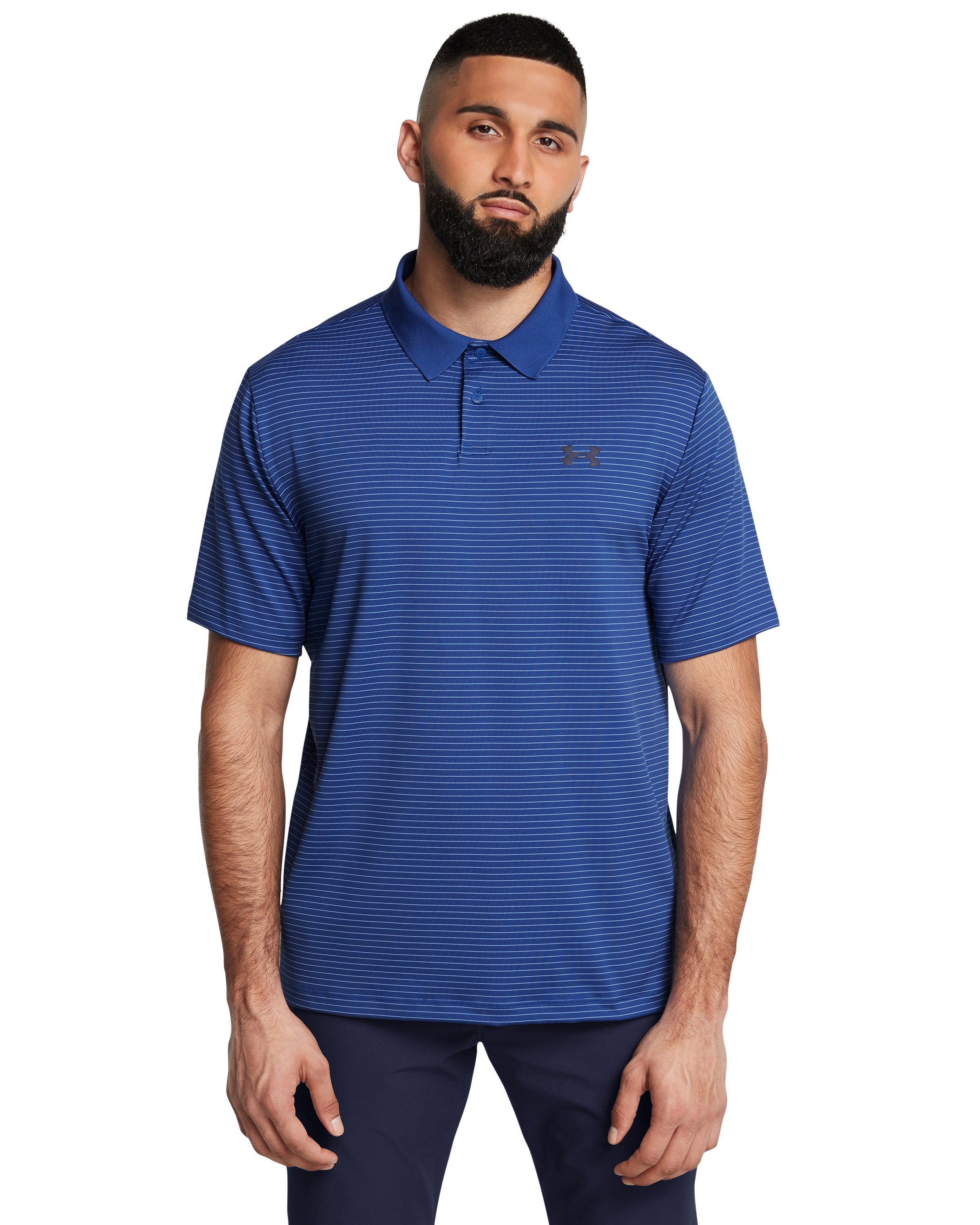 UA Matchplay Stripe Men's Polo 9