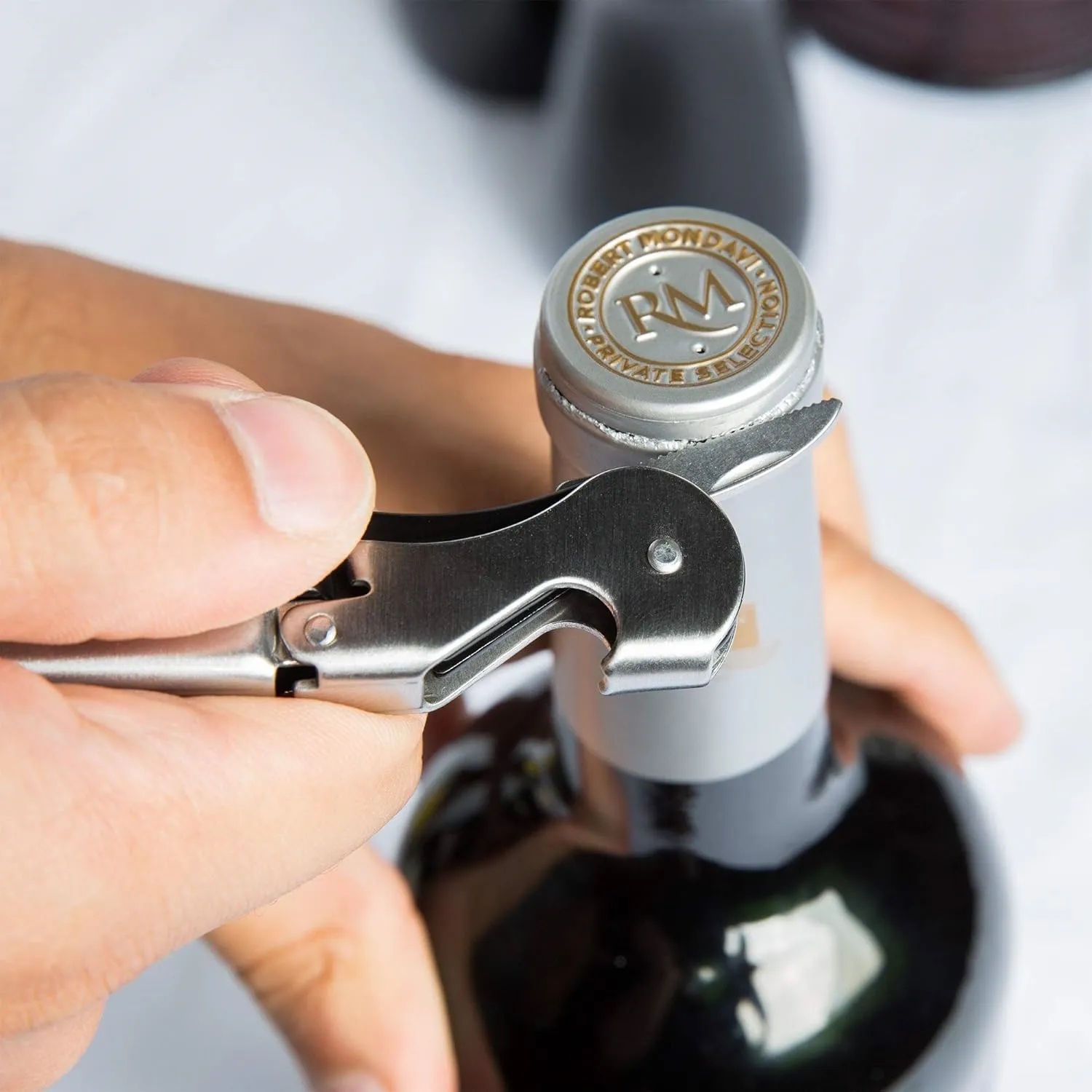 3-in-1 Stainless Steel Wine Opener 8