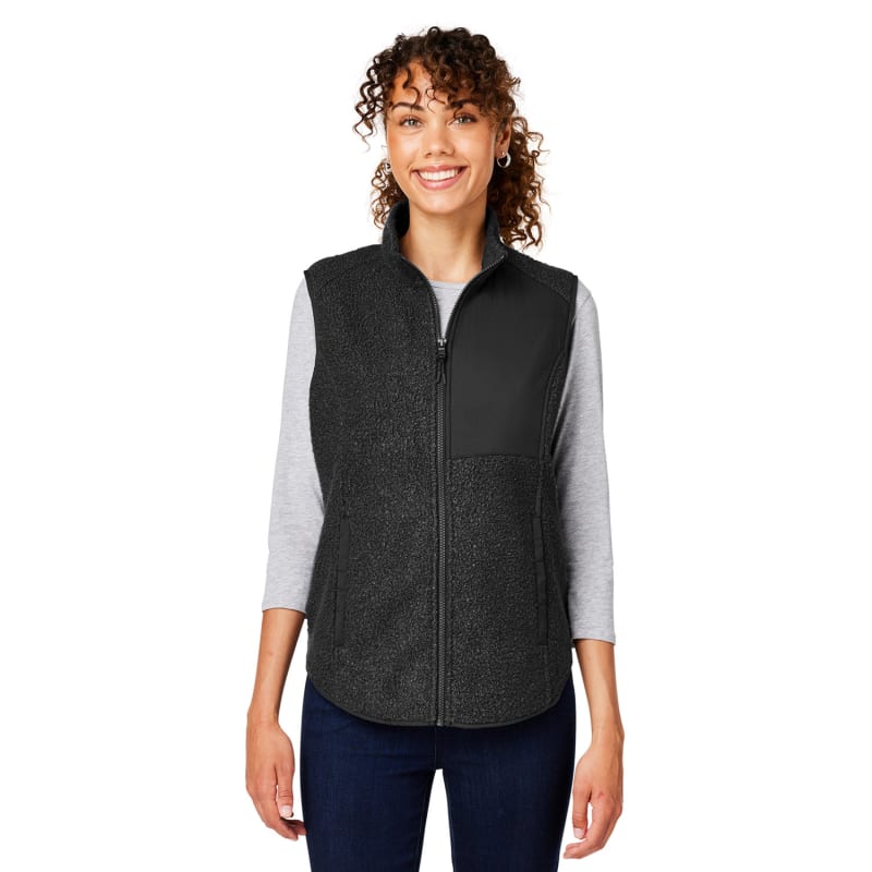 North End Ladies' Aura Sweater Fleece Vest 11