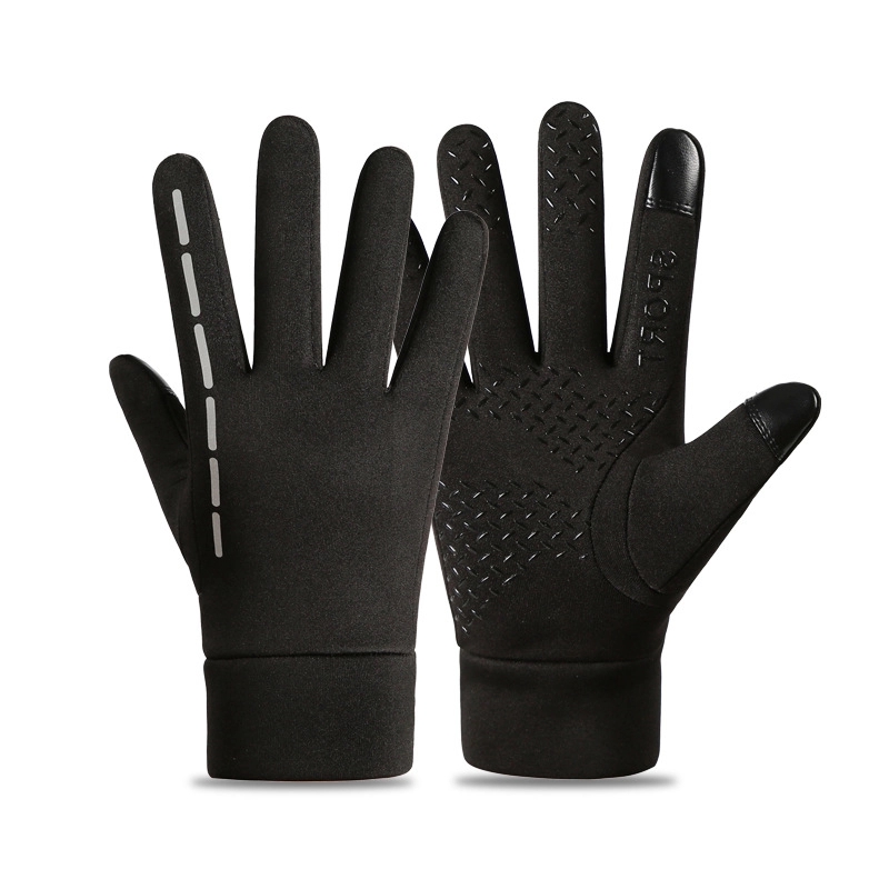 Touch Screen Winter Gloves With Reflective Strap 3