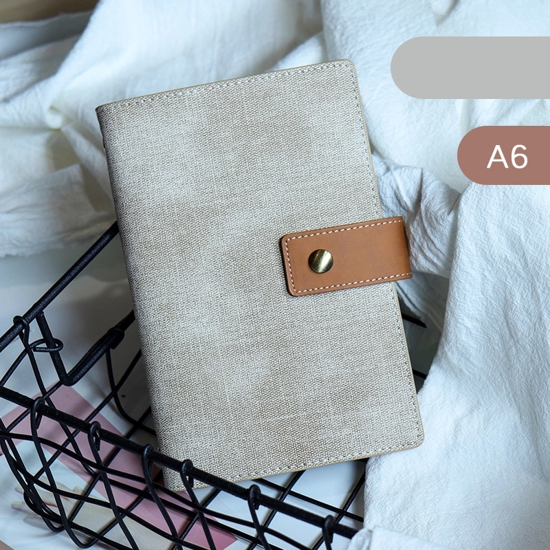 PU Leather A5/A6 Business Travel Journal Binder Notebook 12