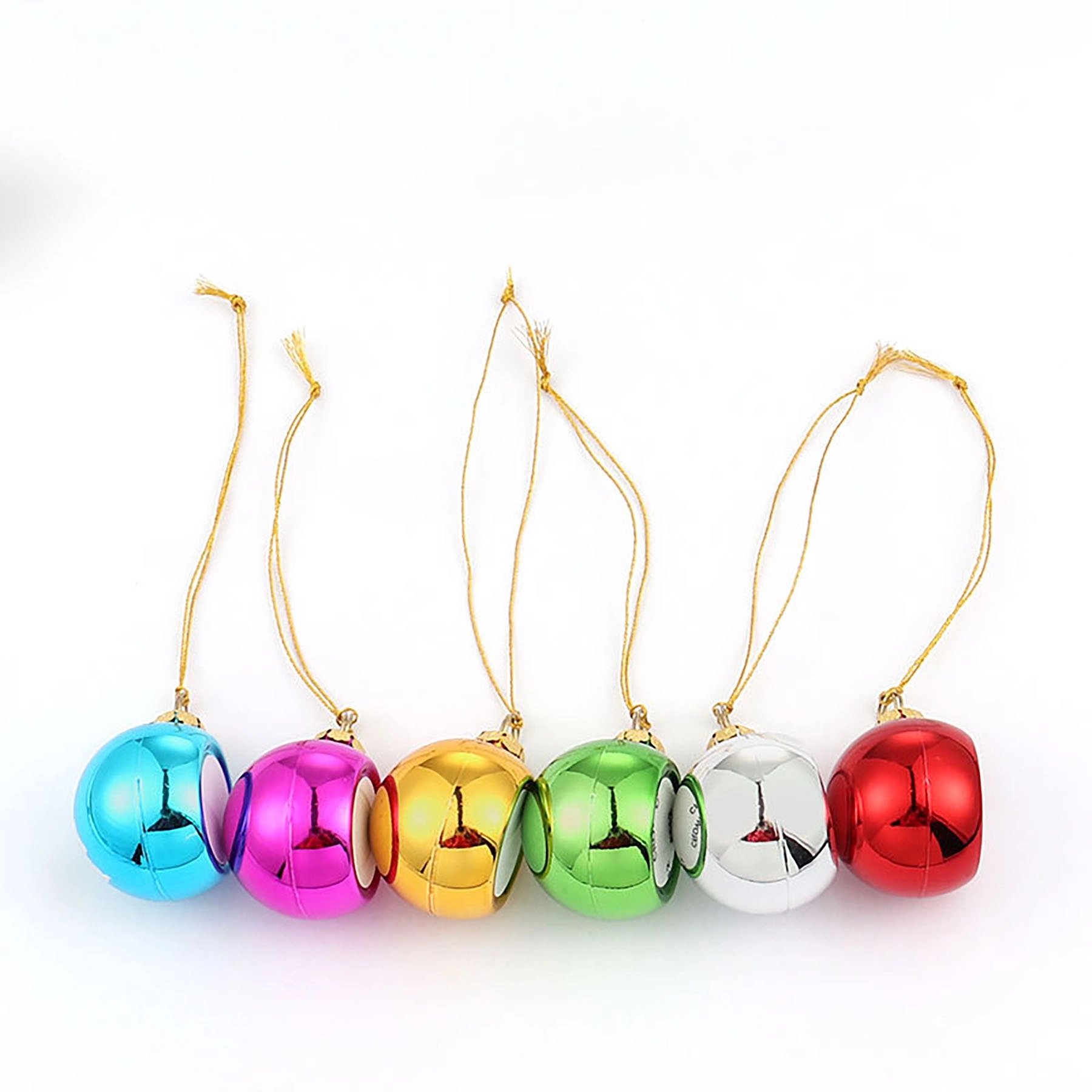 3.2" Plastic Christmas Tree Ornament Ball Hanging MOQ50 3