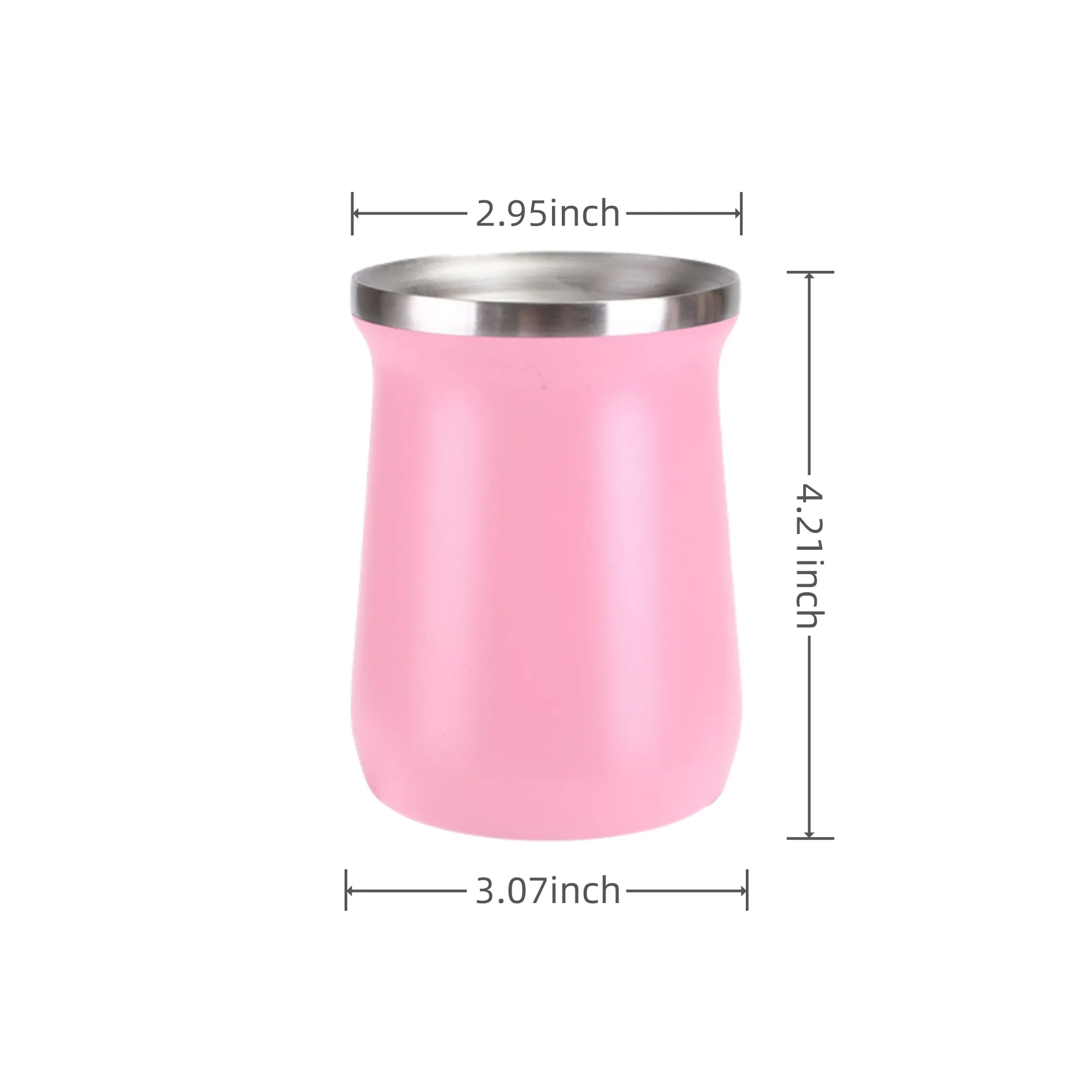 8oz 304 Stainless Steel Thermos Yerba Mate Cup 6