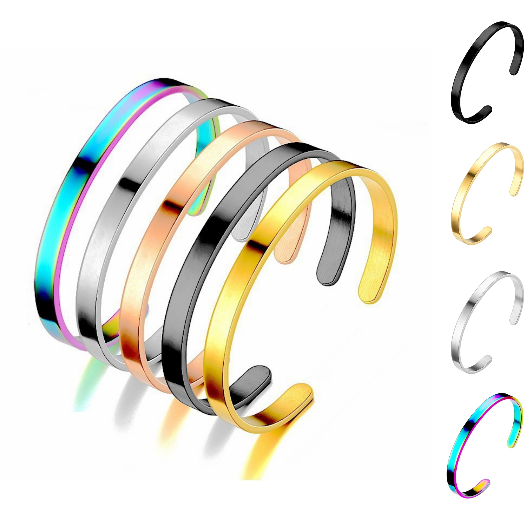 Steel Open Bracelet 2