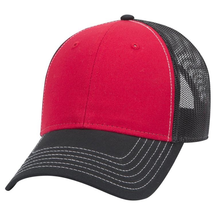 OTTO CAP® 6 Panel Low Profile Mesh Back Trucker Hat 29