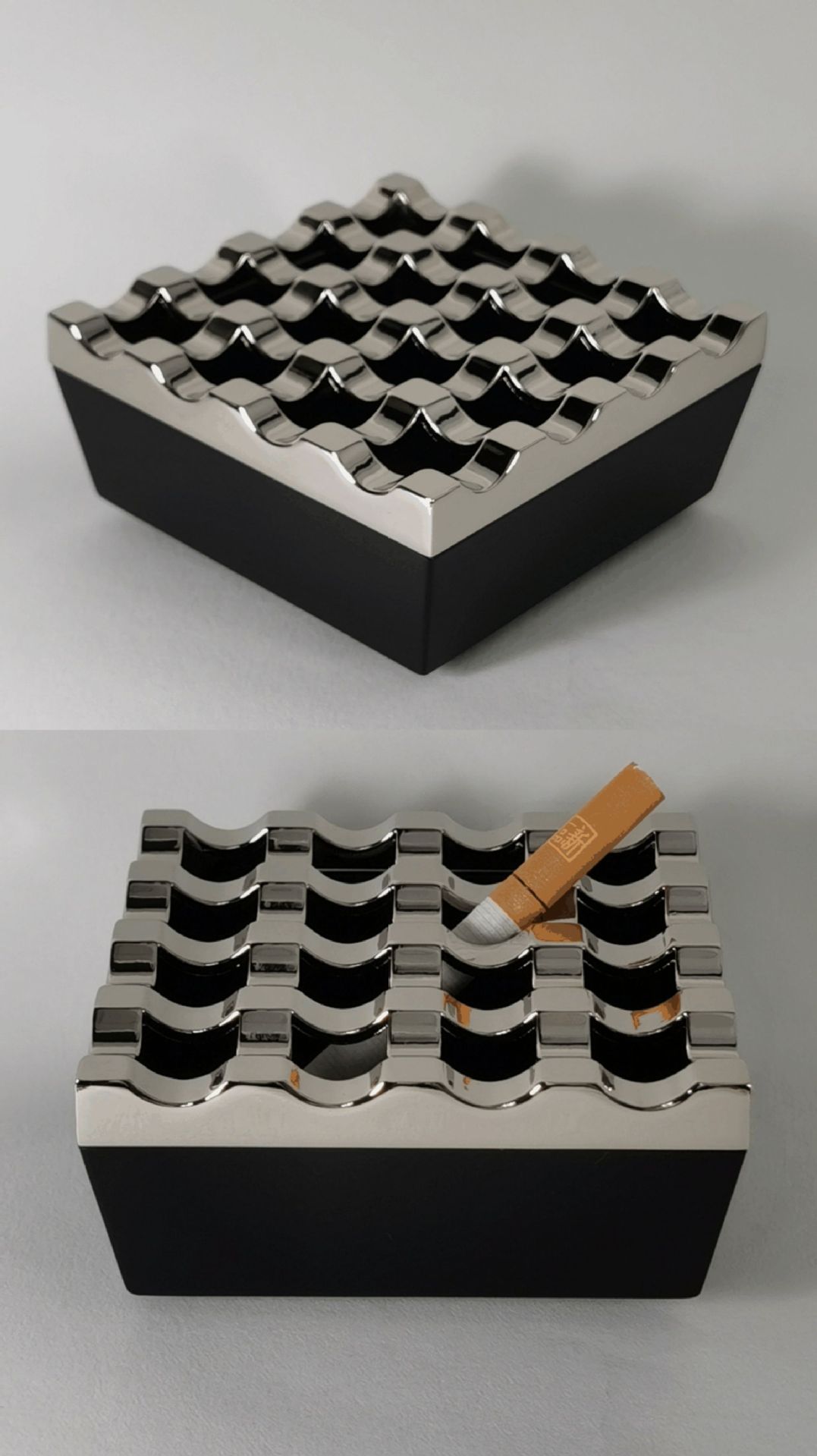 Square Metal Ashtray 3