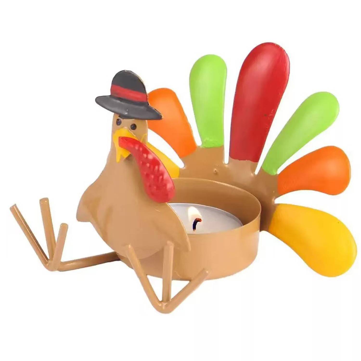 Turkey Metal Tea Light Candle Holder 7