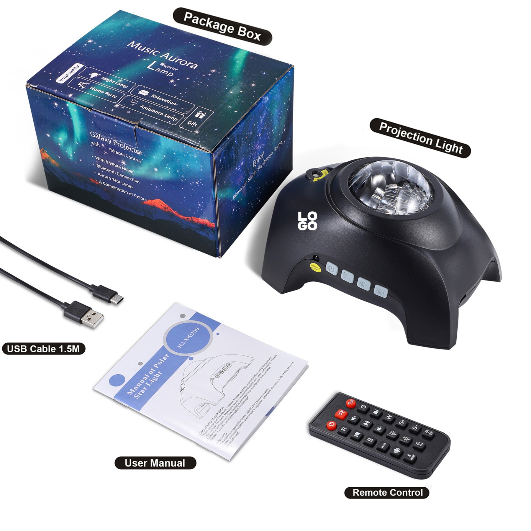 LED Aurora Starry Sky Projector 1