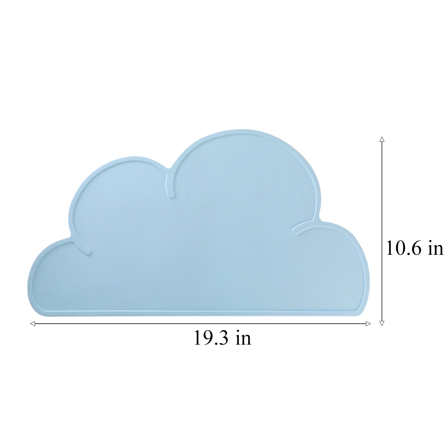 Kids Cloud Shaped Silicone Placemat 5