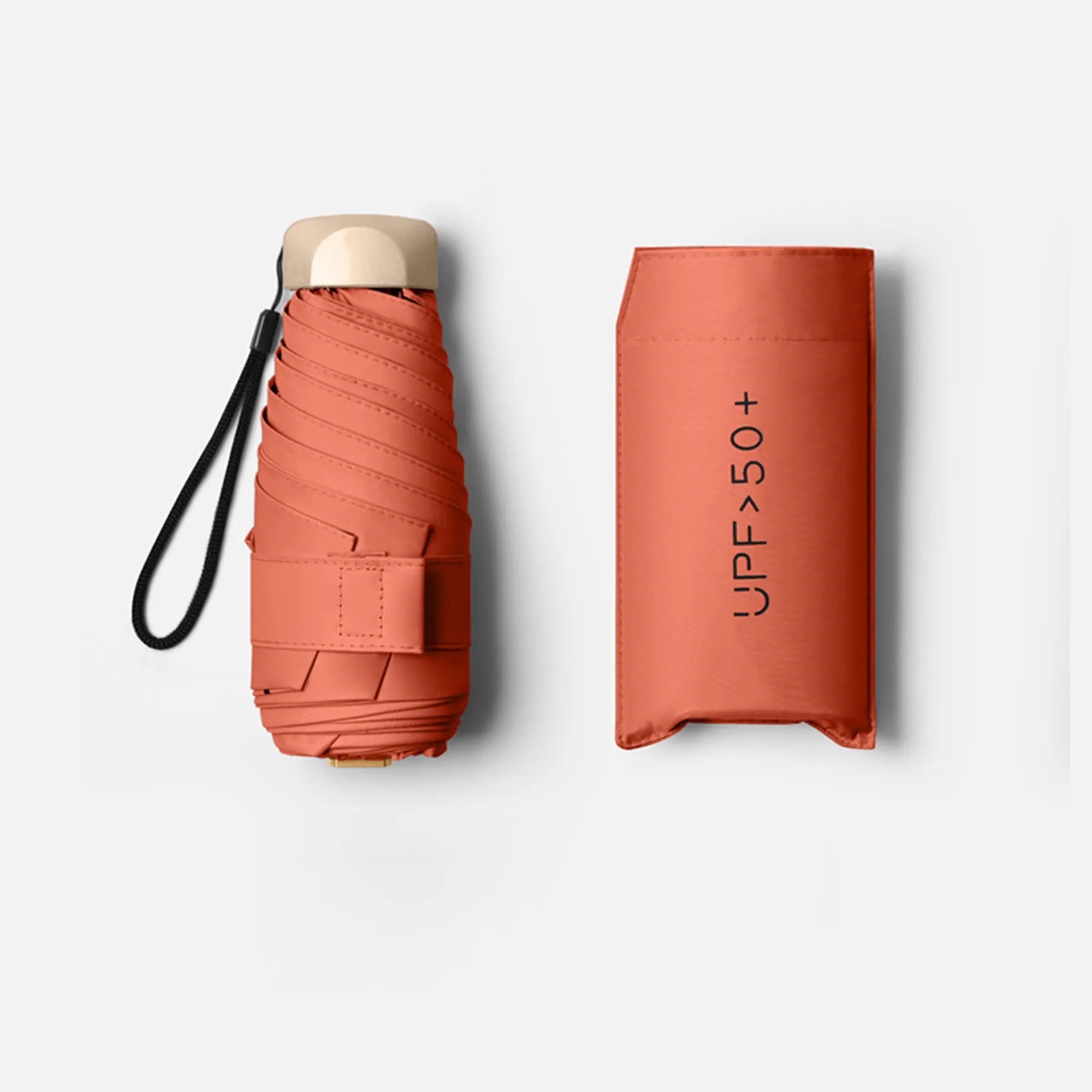Compact Travel Umbrella Windproof UV Protection Rain 3