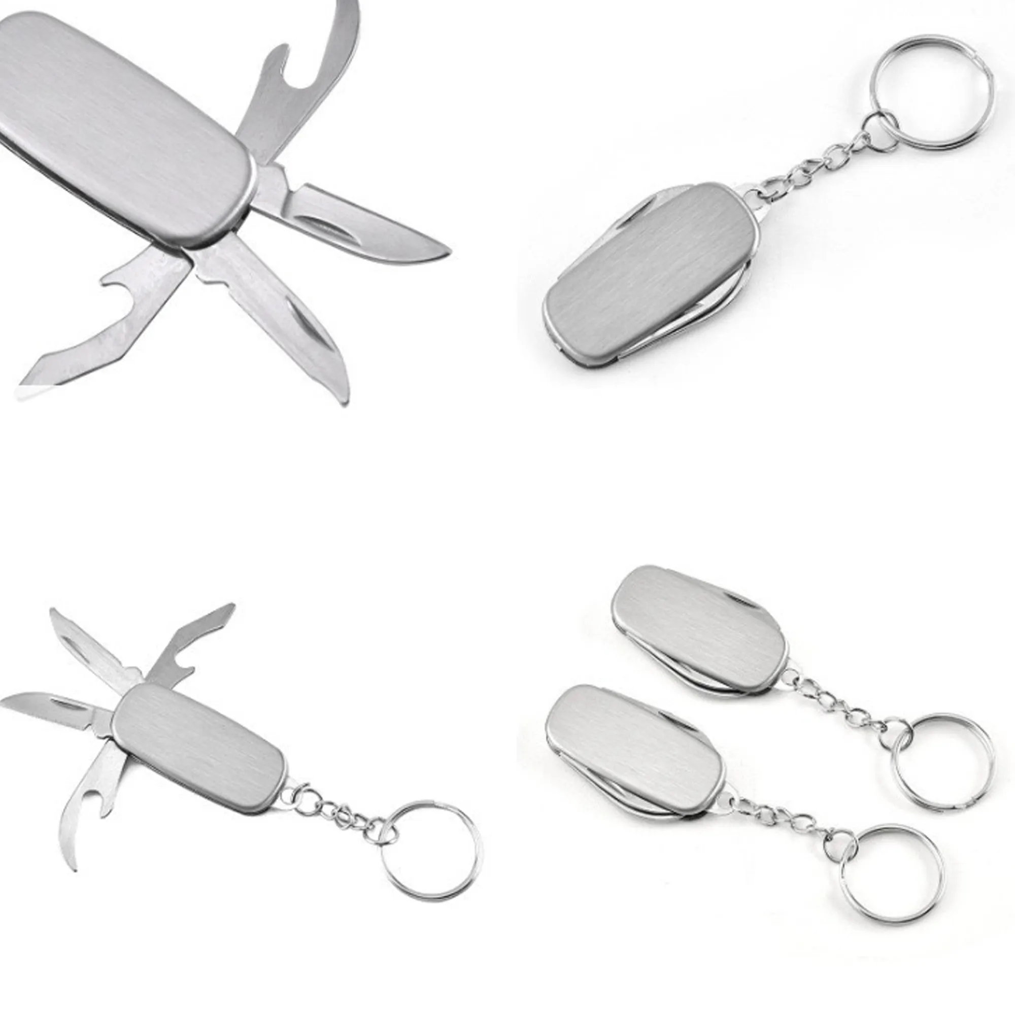 Multi-Function Stainless Steel Keychain Knife 7