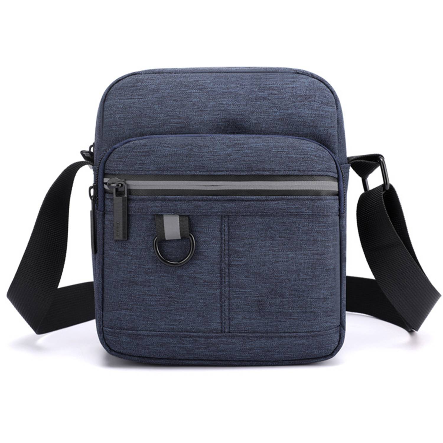 Mini Canvas Portable mobile phone coin Crossbody Bag for Men 2