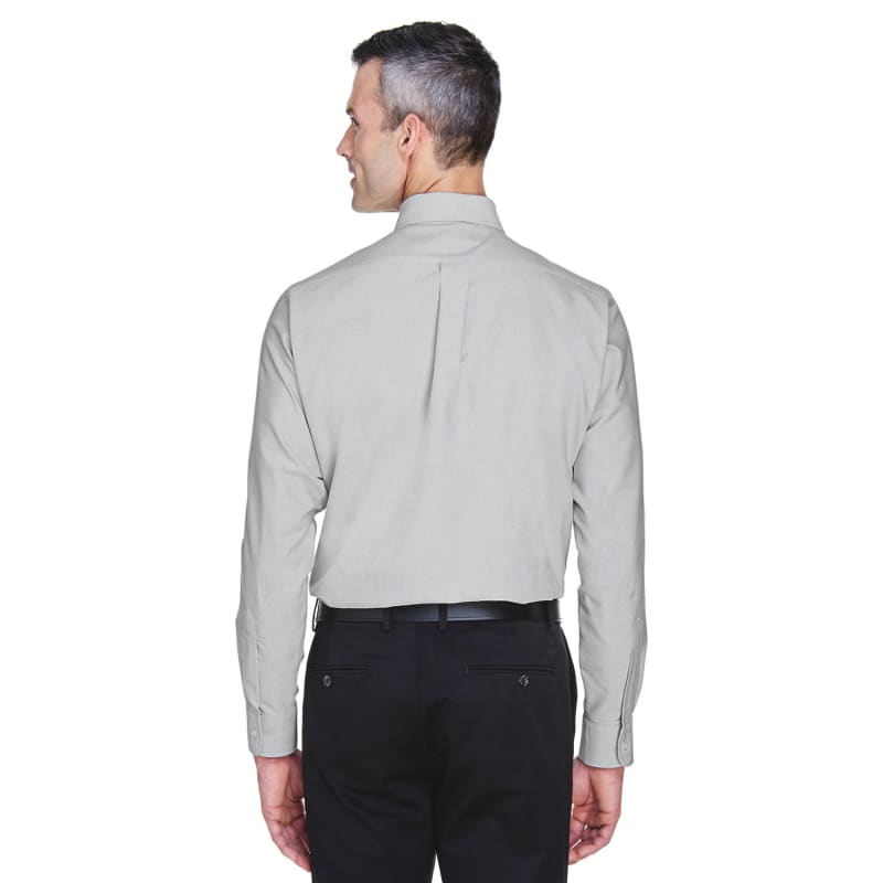 UltraClub Men's Classic Wrinkle-Resistant Long-Sleeve Oxford 20